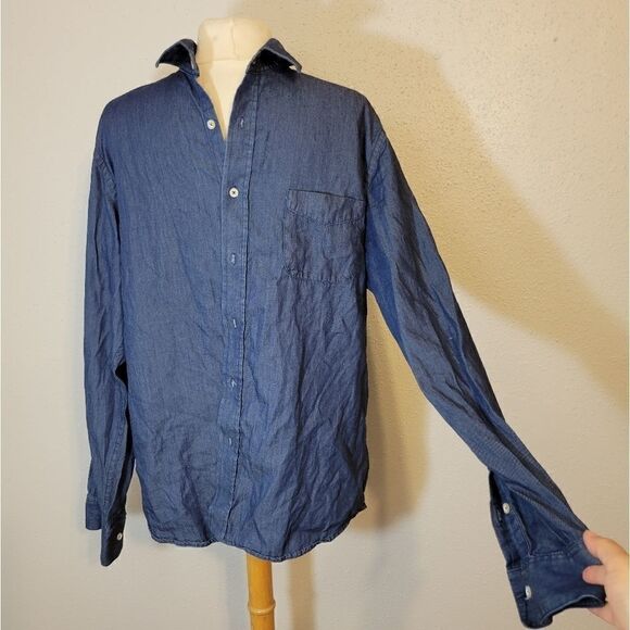 People blue denim shirt - Picture 2 of 6